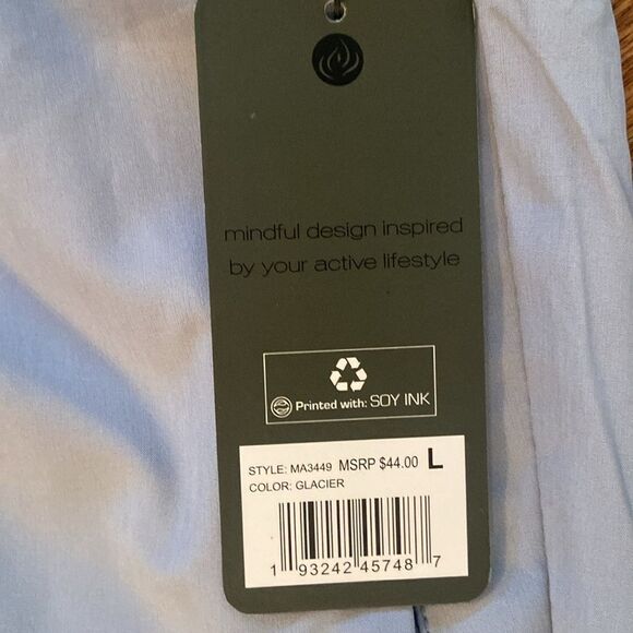 NWT Apana joggers, with zippers at the ankle and reflectors, big pockets, Large - Picture 6 of 15